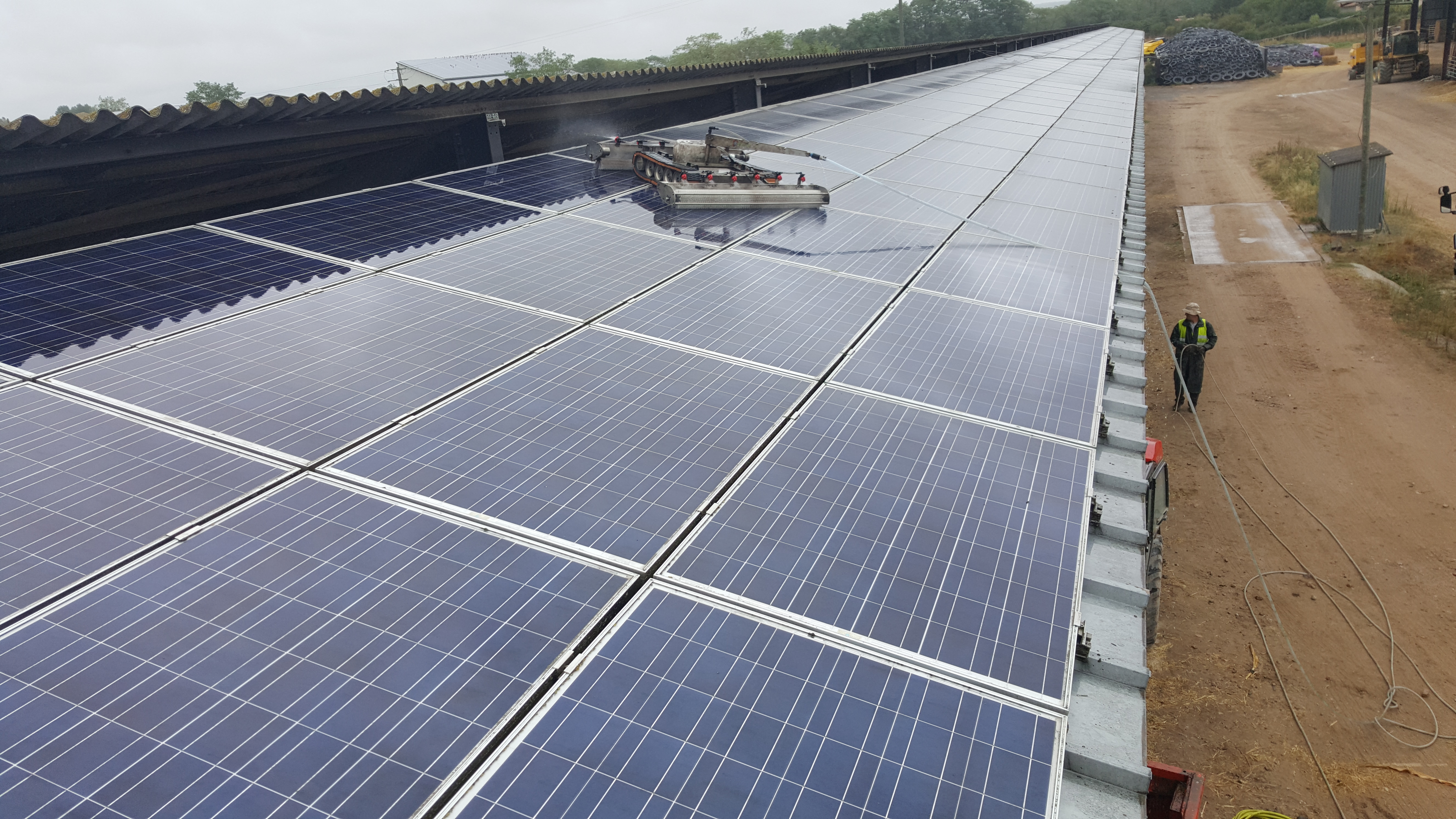 Chantier PV Agriculteur 16 000m²
