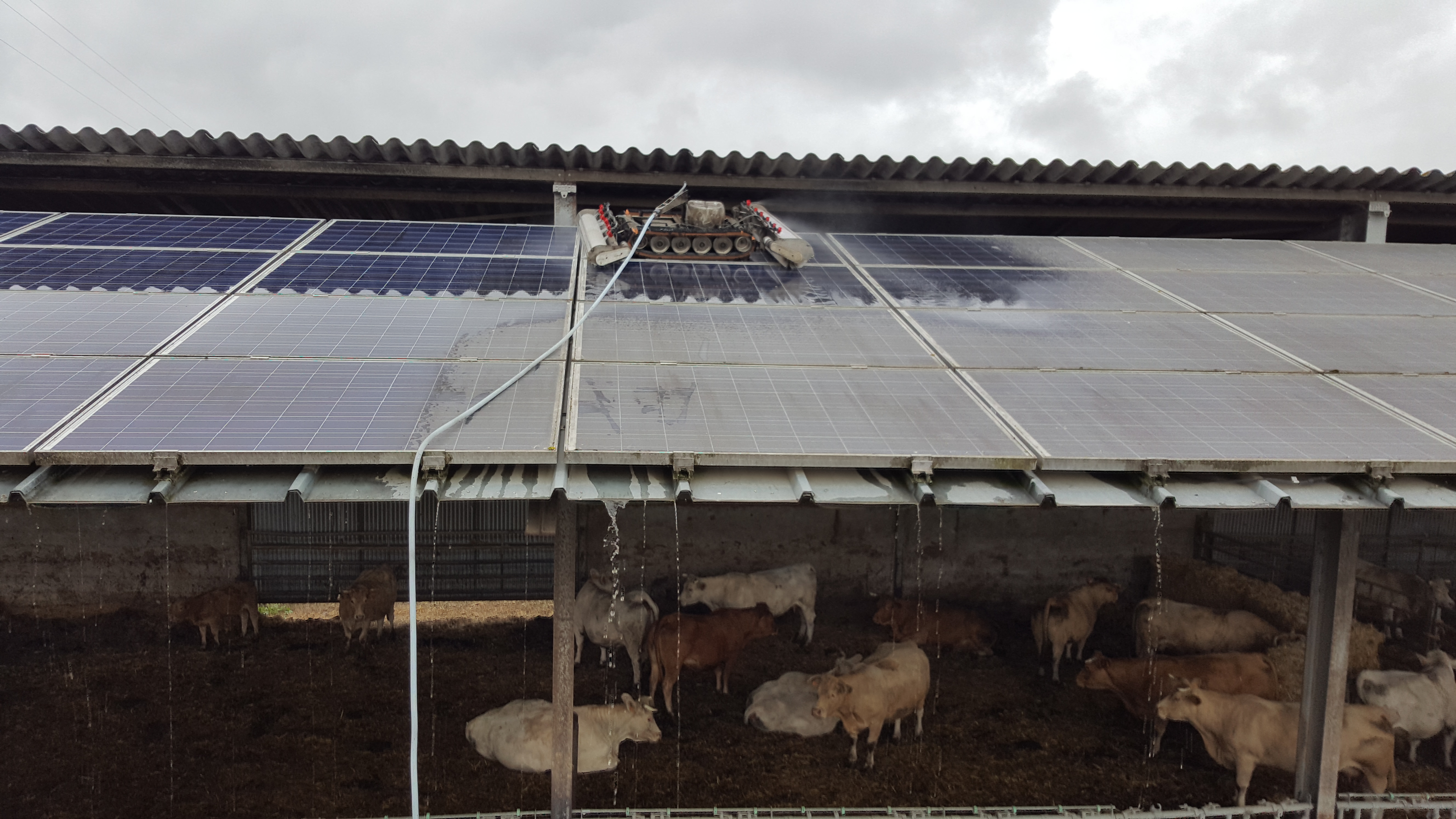 Chantier PV Agriculteur 16 000m²