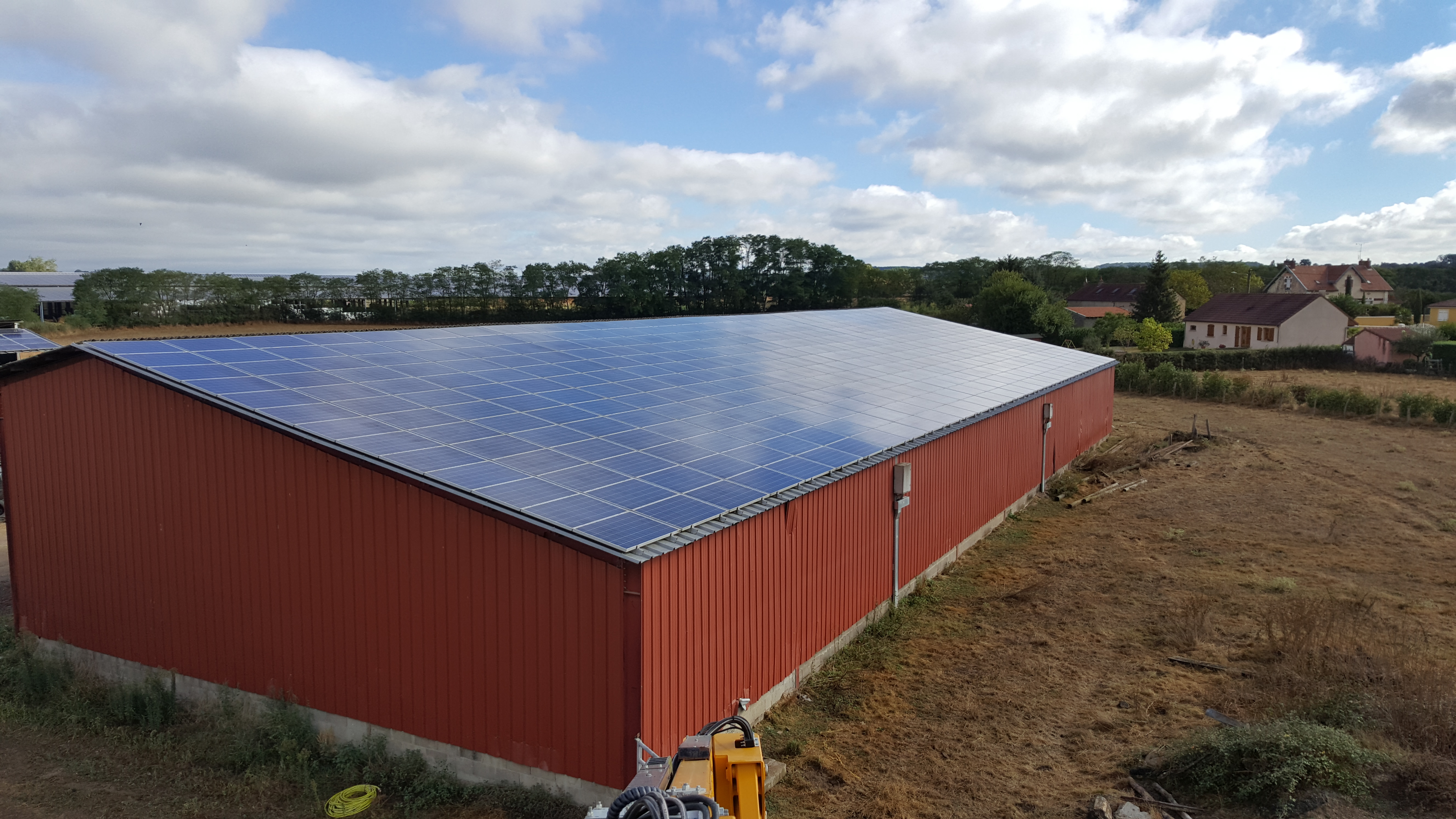 Chantier PV Agriculteur 16 000m²