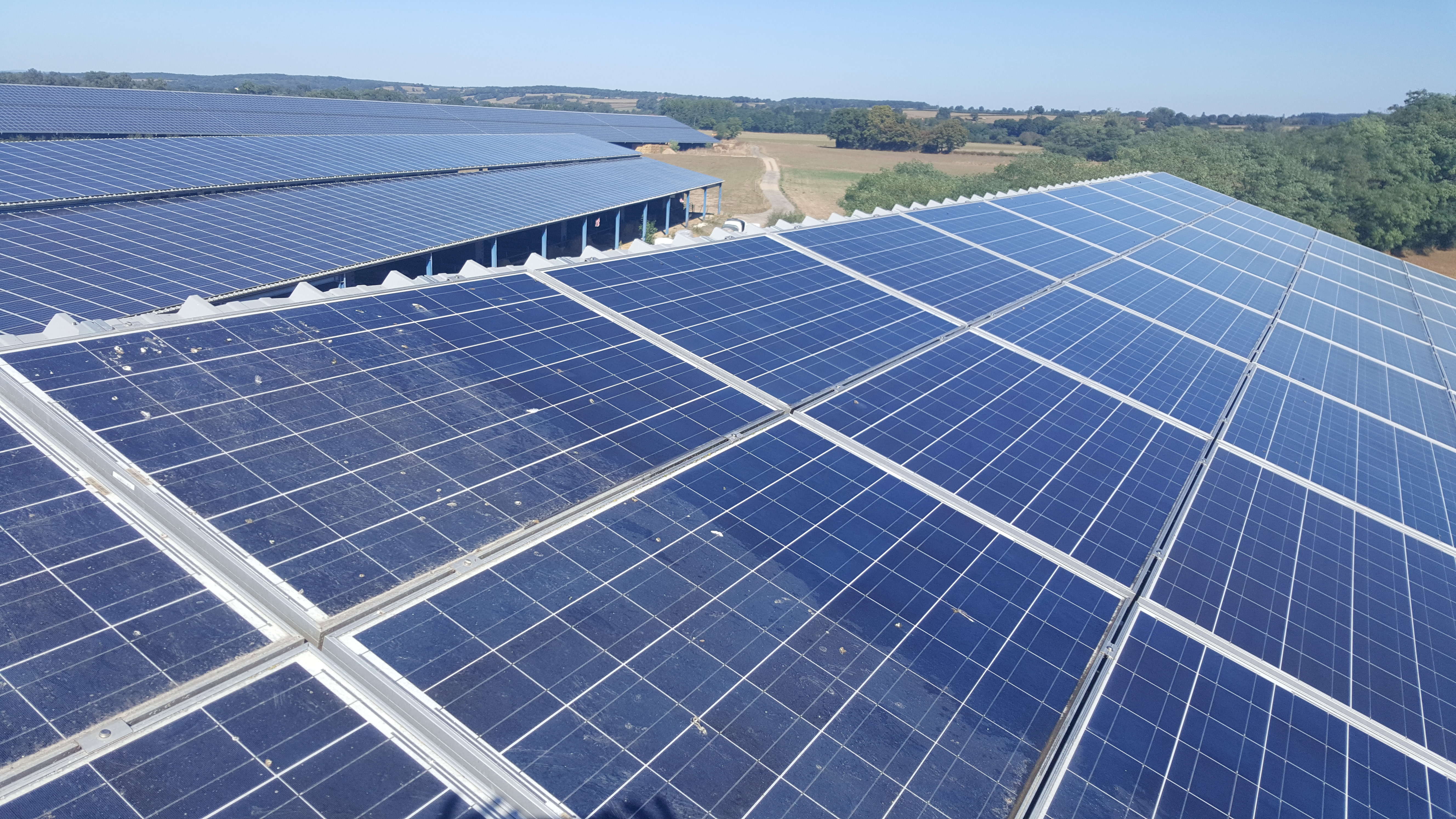 Chantier PV Agriculteur 16 000m²