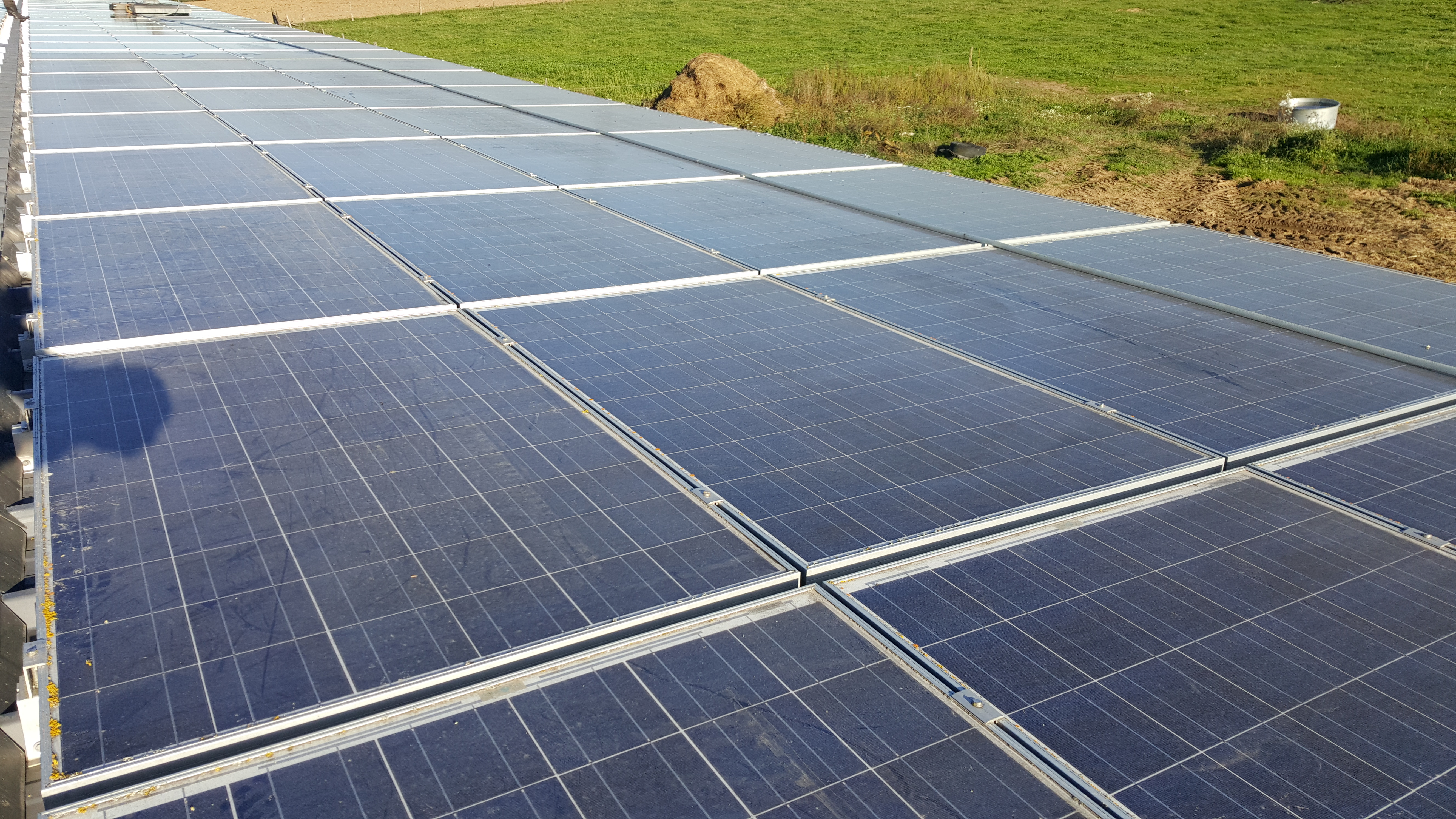 Chantier PV Agriculteur 1 300 m²
