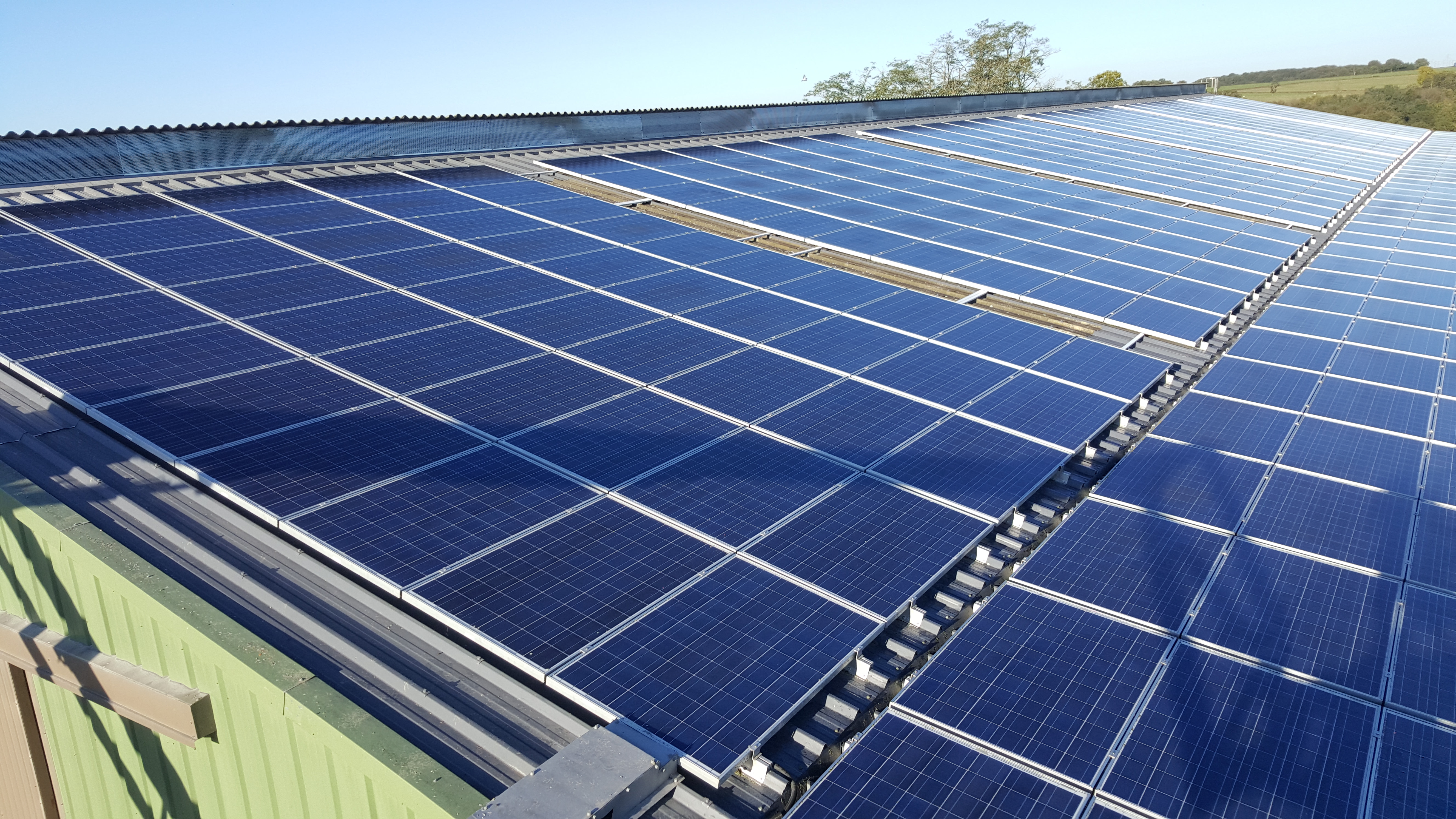 Chantier PV Agriculteur 1 300 m²