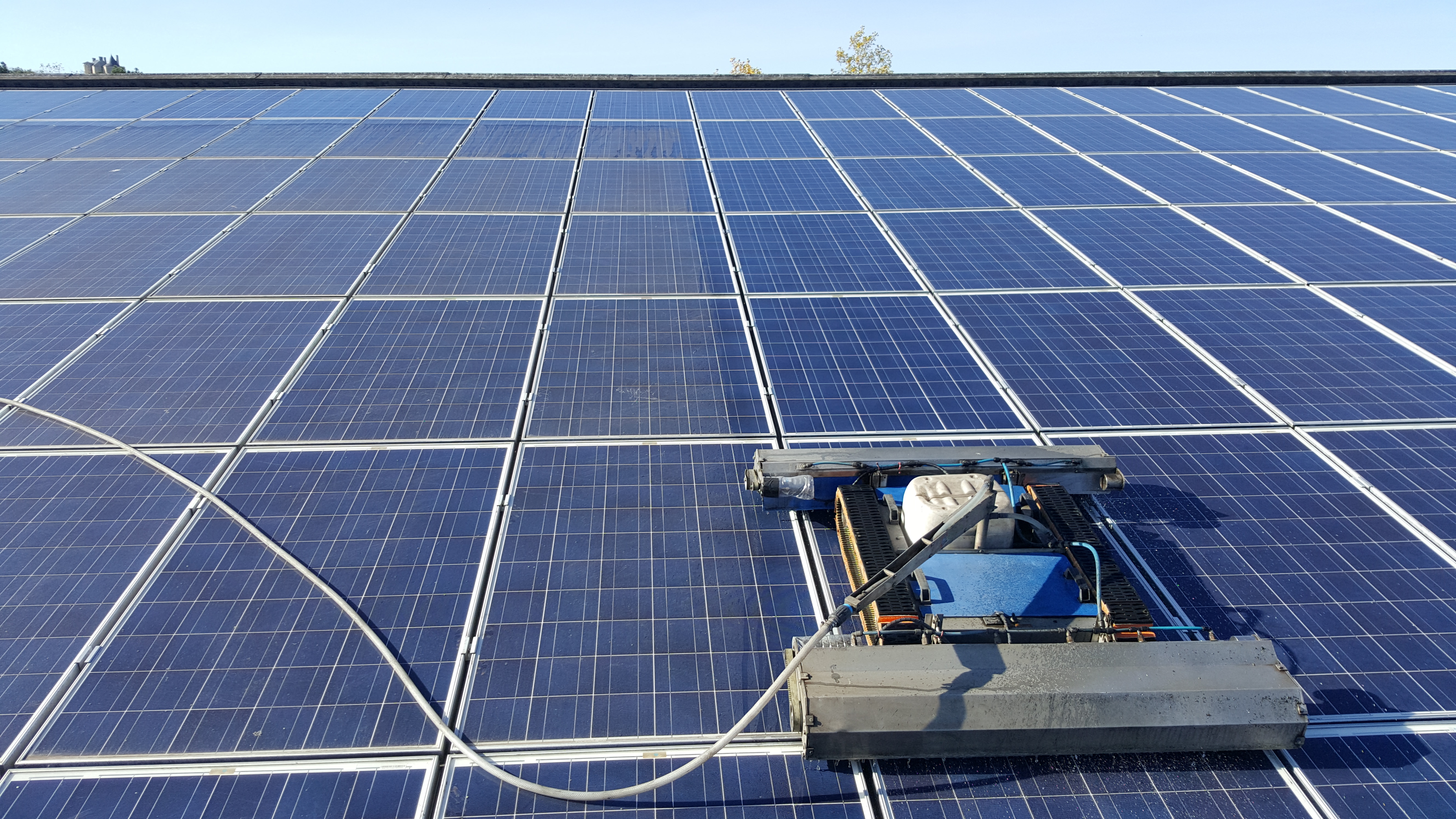 Chantier PV Cave Viticole 8 000m²