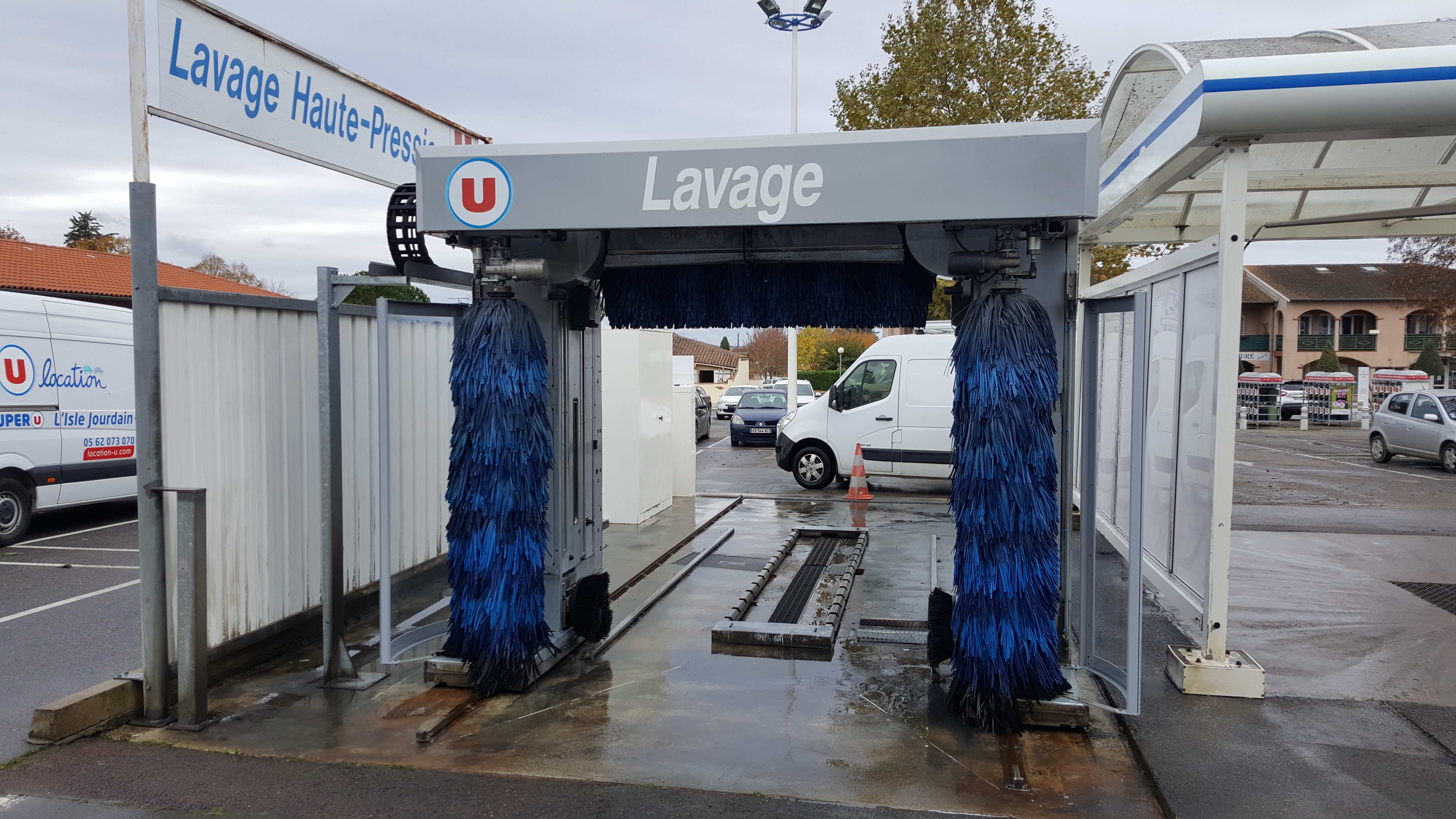 Nettoyage station de lavage piste HP