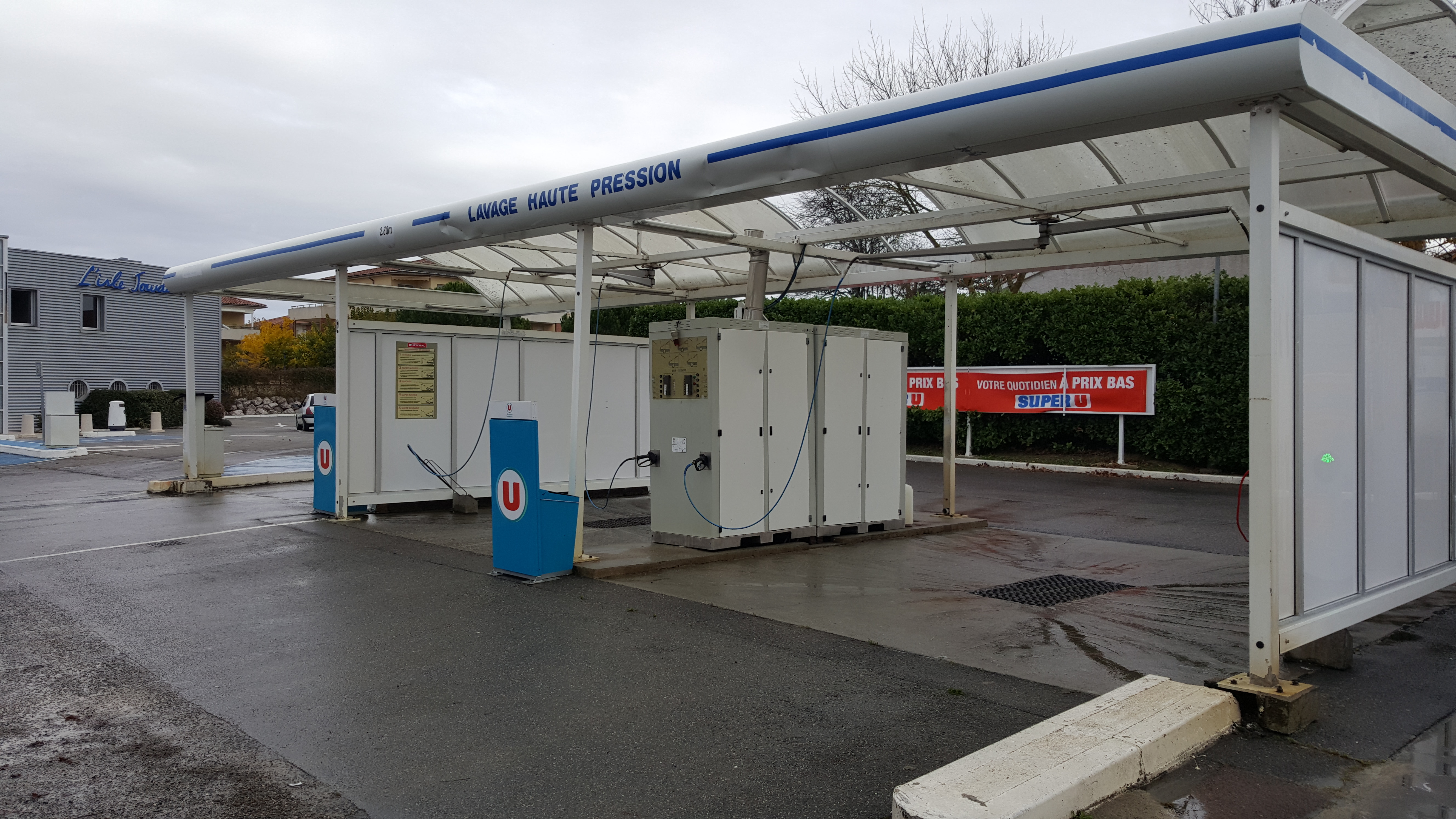 Nettoyage station de lavage piste HP