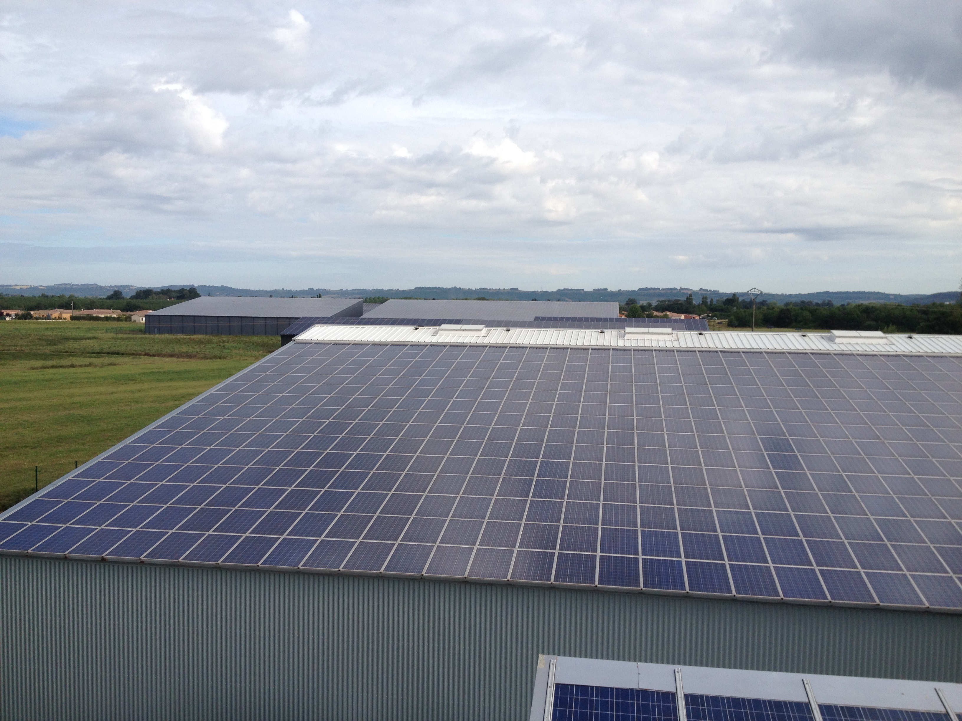 Chantier PV Site Agen 15 000m²