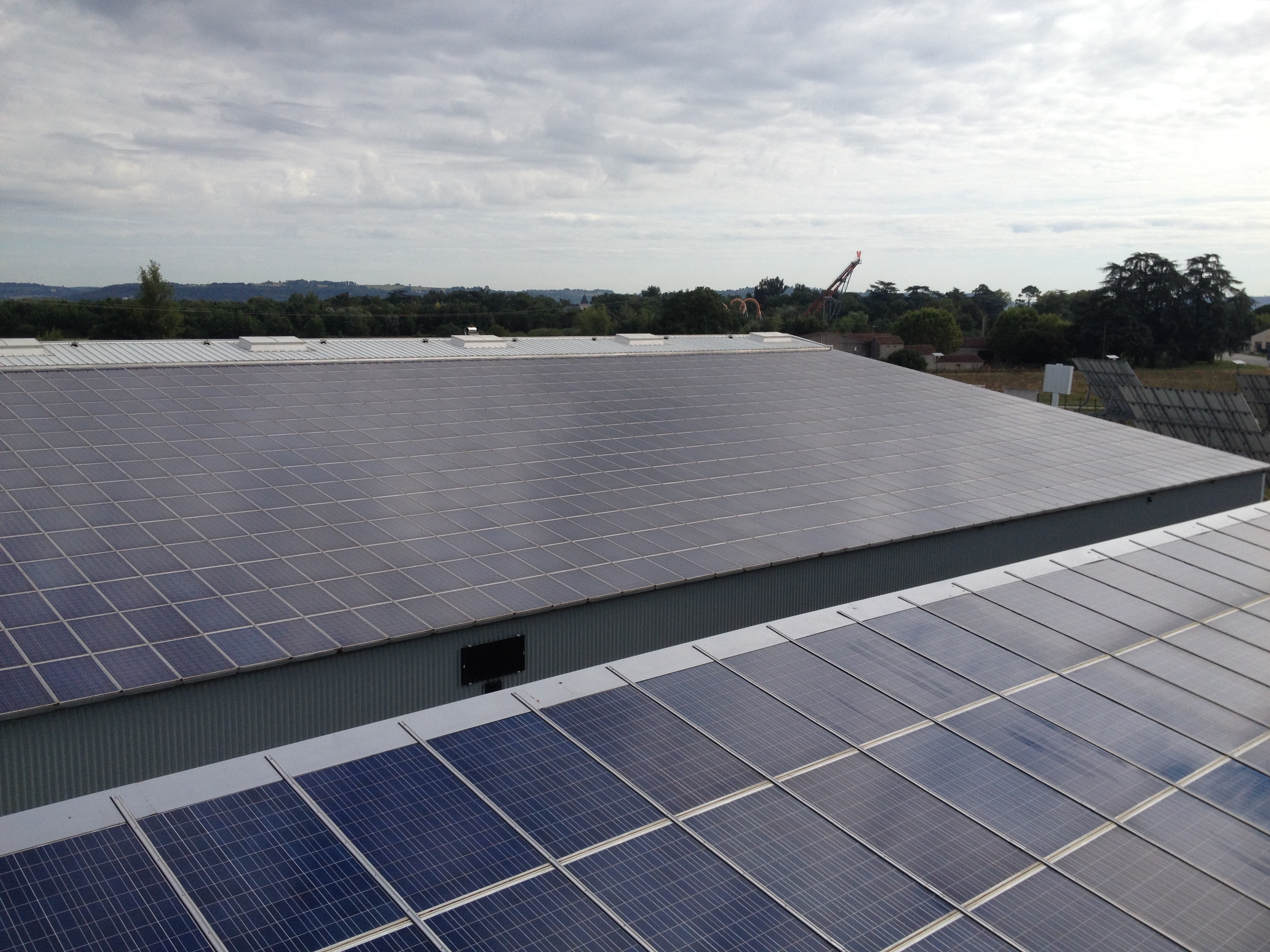 Chantier PV Site Agen 15 000m²