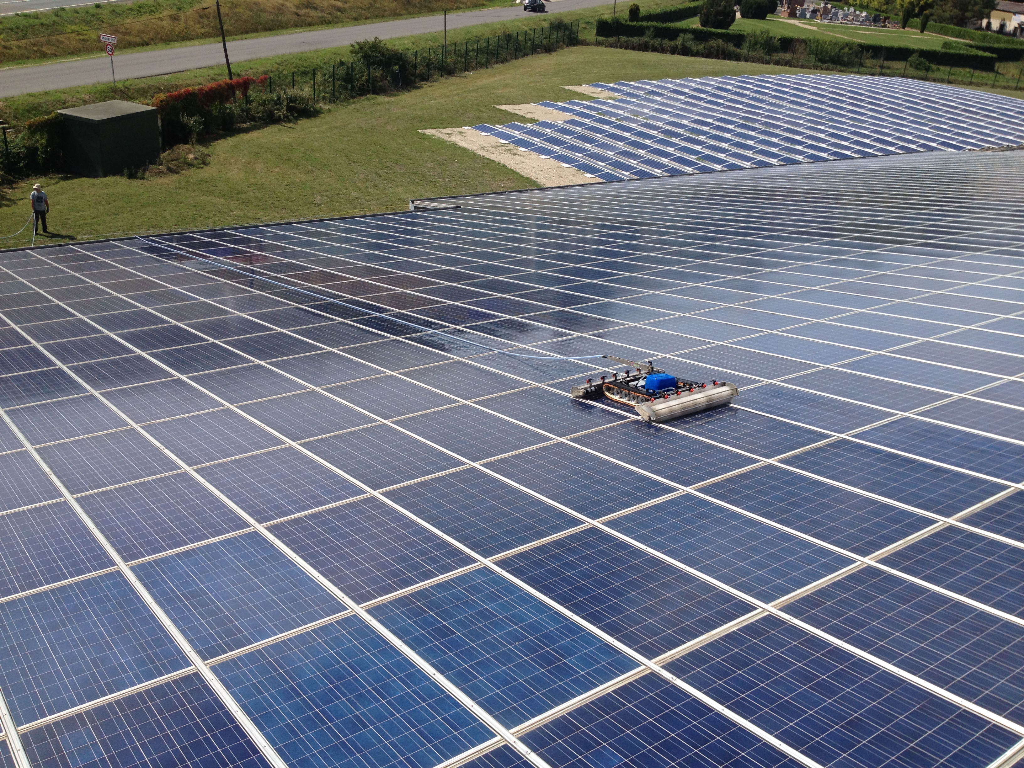 Chantier PV Site Agen 15 000m²
