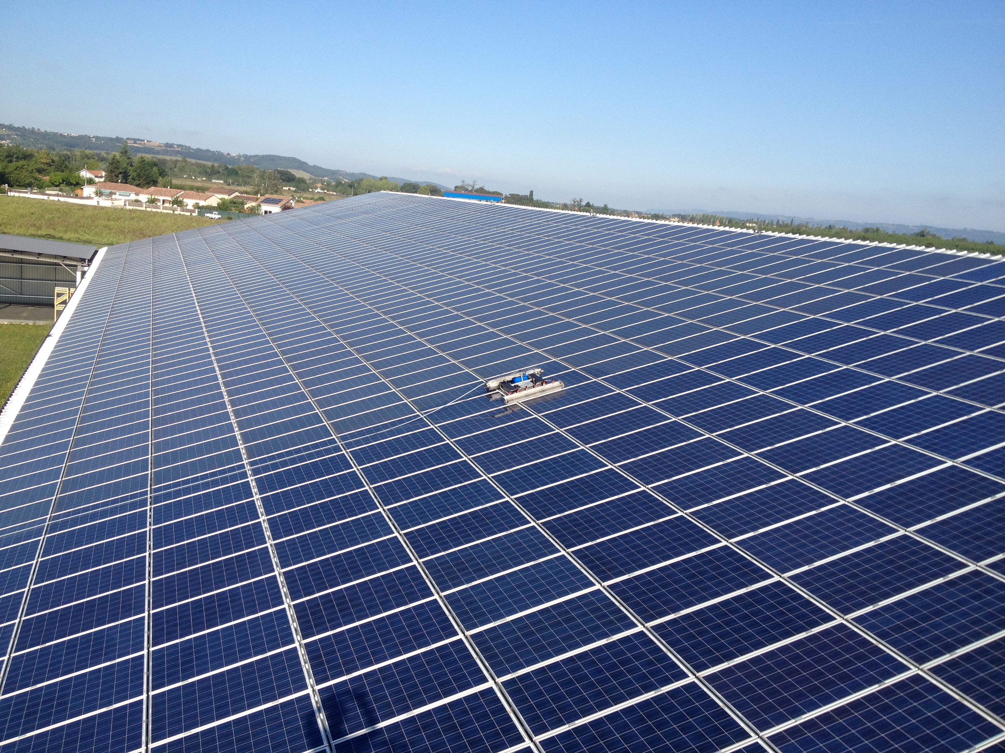 Chantier PV Site Agen 15 000m²